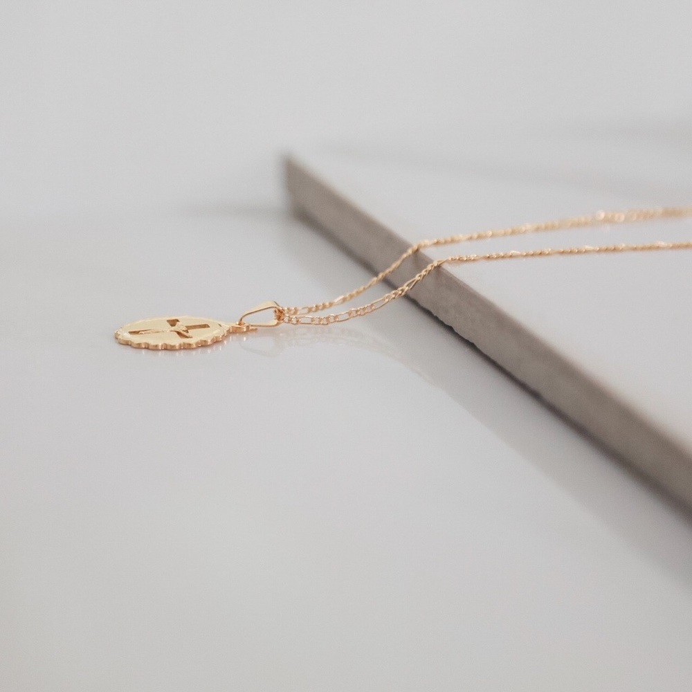 Crucifix Necklace | 18k Gold Filled - Picture 7 of 8